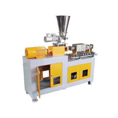 China 10kg/H Laboratory Co Rotating Twin Screw Extruder Machine PLC Precise Control for sale