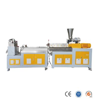 China Precise Processing Control Small Two Screw Extruder For PA PLC Fiberglass Plastics for sale