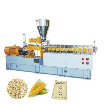 China 35D PLA+PBAT+Starch Biodegradable Granulator for Plastic Bag Ear Bag for sale