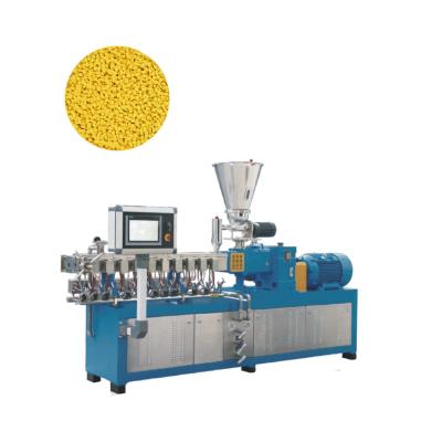 China Plastic Master Batch Making Machine Twin Screw Extruder For Various Granules for sale