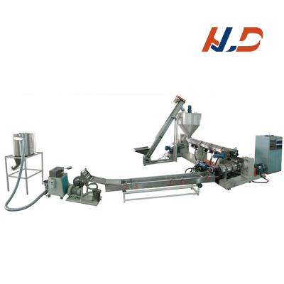 China Nanjing Henglande Factory Direct Sales Plastic Two Stage Compounding Extruder Machine For Pvc Cable Material for sale