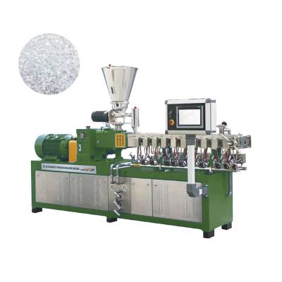 China Versatile Twin-Screw Extruder Granulator For HDPE , LDPE , PLA And Recycled Materials With Superior Output for sale