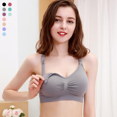 China Radiation Protection Radio Breastfeeding Care Bra Plus Size Bra Strapless Seamless Nursing Bra Customized Seamless Nursing and Pumping for sale