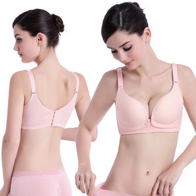 China Front Button Customized Cotton Radiation Protection Lactation Bra Breastfeeding Maternity Nursing Bra For Pregnant Women for sale