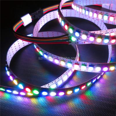 China 144leds/m apa102 full color affordable LANDSCAPE led flexible strip light DC5V led strip for sale