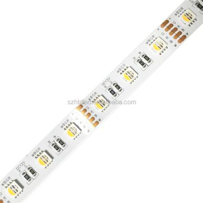 China Hotel 5m Per Reel RGBW Led Chip IP65 SMD 5050RGBW DC12V 60led/m Remote Controller Led Strip for sale