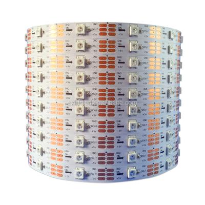 China LANDSCAPE/Hotel Digital Full Color Programmable Controller 30led/m DC5V SMD5050 RGB Accessible SK6812/WS2811 LED Strip for sale