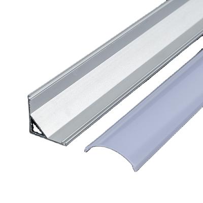 China LED strip light led strip aluminum profile corner mounting profile led strip light aluminum profile for sale