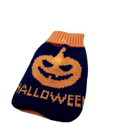 China Viable Manufacturers Supply Christmas Sweater Halloween Pet Sweater Pet Clothing Dog Clothes Autumn Sweater Big Dog Clothes for sale