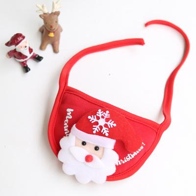 China Outdoor Christmas Viable Bandanas Dog Decorations For Small Dog Puppy Hat Clothes Set for sale