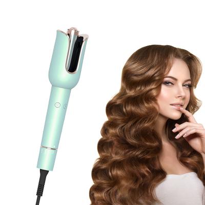 China Automatic Hair Curler Customized Colors Temperature Adjustable Automatic Rotating Hair Curler Plancha Plancha Rizado Hair Curling Iron for sale