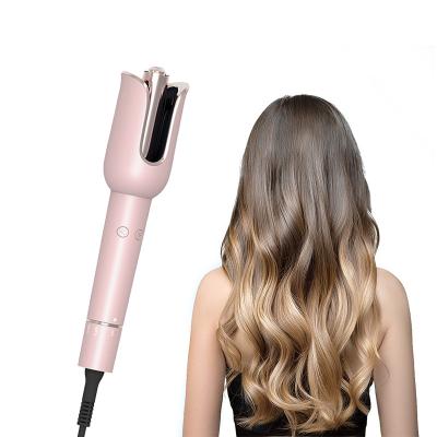 China Professional Automatic Curling Iron Ion Ceramic Coating Curling Wand High Performance Hair Curler Automatic Rotating Hair Curler for sale