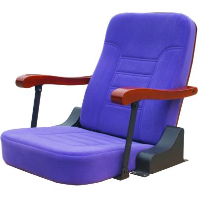 China Modern Indoor Electric Telescopic Grandstand Seat Uphosterly Side Chair Cloth Foldable Basketball Chairs for sale