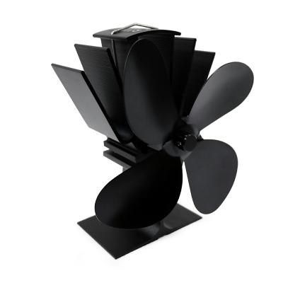 China Household Fireplace Fan Free Standing Wood Stove Fan Hot Sale On Amazon ebay Wish Heat Powered Stove Fan for sale