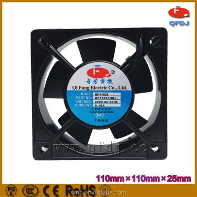 China Industry Equipment 11025 Control Panel Fans AC 110v 220v 380v AC 110v 220v 380v Panel Fan 110mm Computer Electric Fan for sale