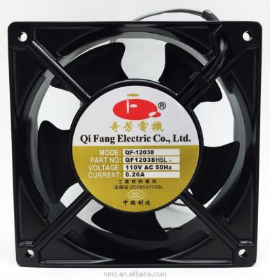 China Hotels 12038 Axial plastic fan 220 volt 120*120*38 impeller fan110 volt air cooling fan for sale