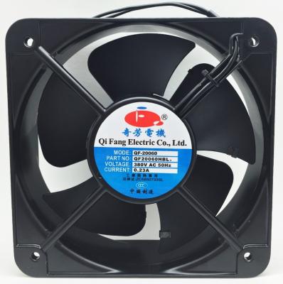 China Square Or Round Shape Good Quality 2 Speed ​​Power Supply Axial Fan 200mm AC 220v Electric Fan for sale