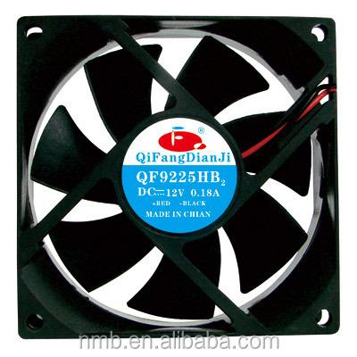 China Qifang refrigeration equipment 92mm 9225 DC 12v 24V 48volt style electronics fan explosion-proof ventilation fan for sale