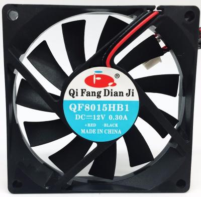 China Computer Case 80x80x15mm 24 Volt DC Fan 8015 Motorcycle High CFM 12Vdc Cooling Fans for sale