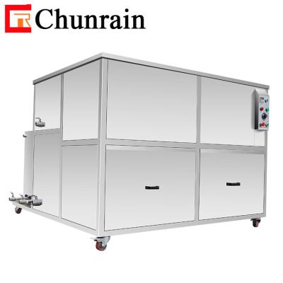 China Industrial Ultrasonic Cleaner With Filter System For Wheel Rim , Heat Exchanger Bearings Cleaning Bath 1500L for sale