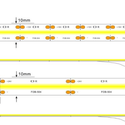 China Flexible Hotel Christmas Decoration 420 LED DC12/24 V COB Led Strip Light for sale