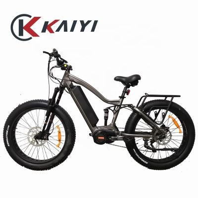 China Aluminum alloy KAIYI chasing ebike electric bike 48V1000W big tire frame size bafang m620 for sale