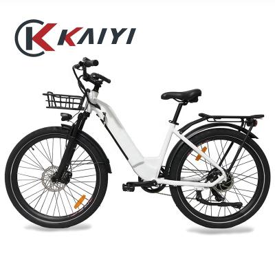 China Standard fast ebike prices lithium battery motor 48v suspension 500w suspension 500w city electric bicycle for sale