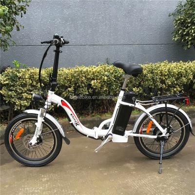 China 36V aluminum alloy folding electric bike with 20 inch tire for sale