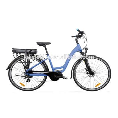 China Professional wholesale KAIYI aluminum alloy cheap electric bicycle 27.5 lithium battery step by ebike mid drive motor electric bike for sale