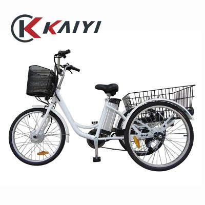 China KAIYI CE Steel Three Wheel Motor Electric Bike Sales Bike Light for sale