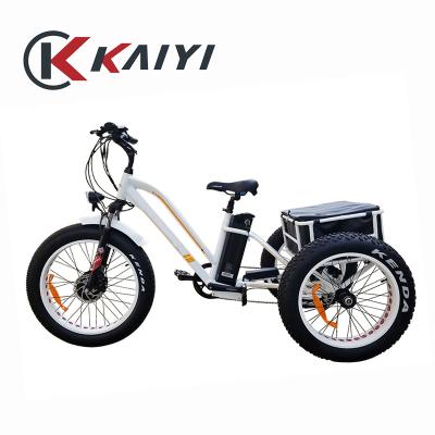 China KAIY 48V 3 Wheel Tricycle 350W 500w Aluminum Electric Bicycle Vietnam for sale