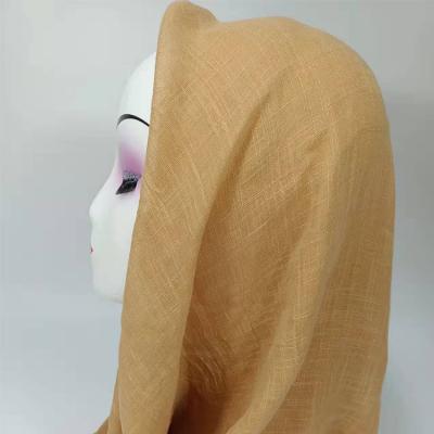 China Soft Touch Feeling Factory Supply High Quality Polyester Simple Color Hijab Scarf Women Muslim Hijab Supplier for sale