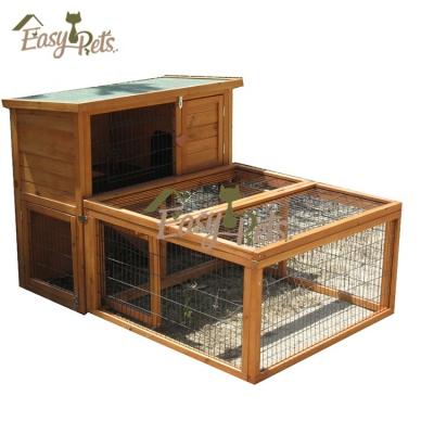 China Dropship Breathable Hedgehog Hamsters Quail Chinchilla Gerbil Ferret Pet Cages Wooden Outdoor Cheap Indoor Rabbit Hutchs for sale