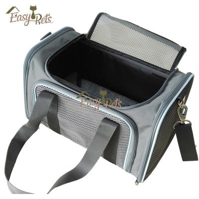 China Viable Factory Big Sale Airline Approved Soft-Sided Cats Puppy Comfort Portable Collapsible Dog Travel Cage Pet Carrier Bag for sale