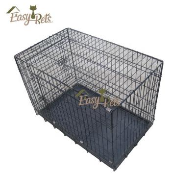 China Hutch China Silver Dog Prefabricated Modular Foldable Pet Cage Metal Mesh Fence Wire Crate Luxury Home Indoor Breathable Home for sale