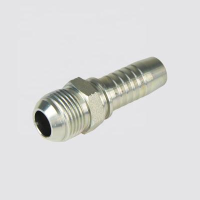 China American Hydraulic End Ferrule Fitting Carbon Steel 16711 Male 74 Male 74 JIC Taper Carbon Steel JIC 37 Hydraulic Hose Crimp Fitting for sale