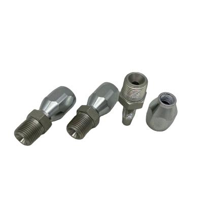 China Carbon Steel 15618-06-06 TNP Hydraulic Reusable One Piece Quick Coupler Hose Fittings Suit R5 Reusable Hose for sale