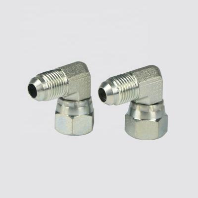 China Hydraulic In Construction Machinery 2J9 JIC Male Female Thread Hydraulic Fittings Connectors 90 Degree Elbow Hose Hydraulic Adapter Fittings Adapters for sale