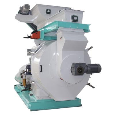 China Farms hot sale! RONGDA Made Industrial Use Screw Feeder Wood Pellet Machine With Double Rollers Assembled for sale