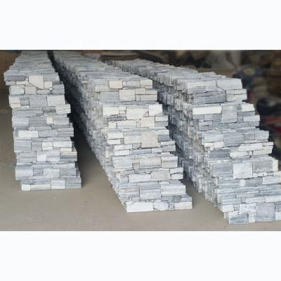 China Modern Gray Natural Stone Cladding Culture Stone Exterior Wall Stone Decoration for sale