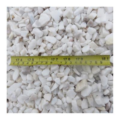 China Modern Decorative Cheap White Crushed Stone Type Aggregate for sale