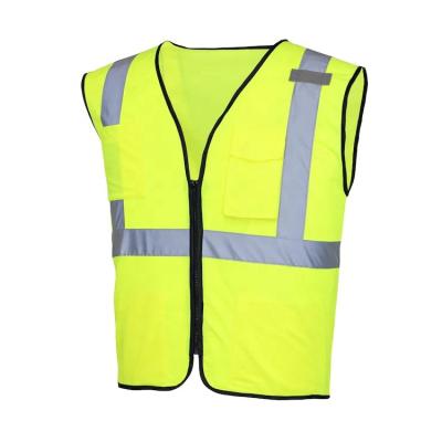 China High Visibility Led White Motorcycle Garter Safety High Visibility Mesh Safety Reflective Vest for sale