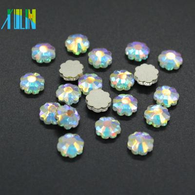 China Flatback XULIN NAN008 Glueable Rhinestone Flat Crystals Like Shapes for sale