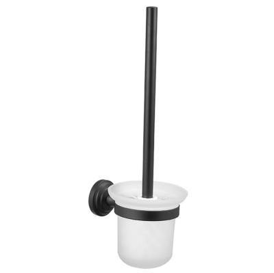 China Wenzhou Factory Wholesale Modern Wall Mount Morden Design 304 Stainless Steel Bathroom Accessories Toilet Brush Holder for sale