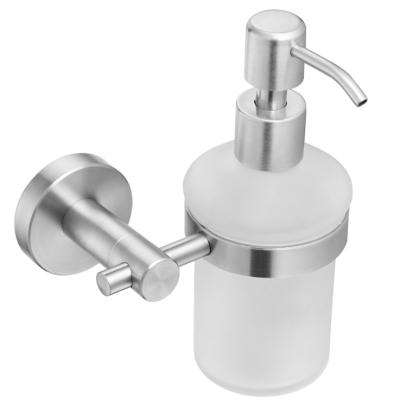 China Newest Bathroom Accessories Stainless Steel Foam Soap Dispenser Factory Glass Cup Hand Wall Mounted Dispenser Sanitary Wholesale jostar soap for sale