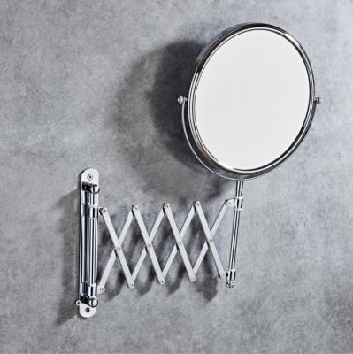 China Factory wholesale retail wall mounted sus304 stainless steel bathroom accessories minimalist hotel make up mirror double side mirror for sale