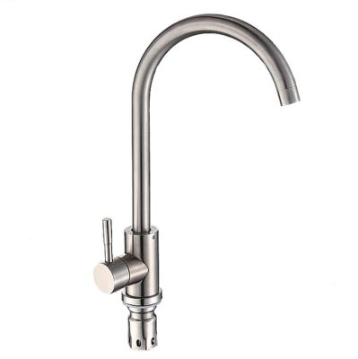 China Wholesale Modern Stainless Steel Cheap High Quality sus304 Nickel Kitchen Faucet Wenzhou Sink Mixer Tap Hot Cold Mixer for sale