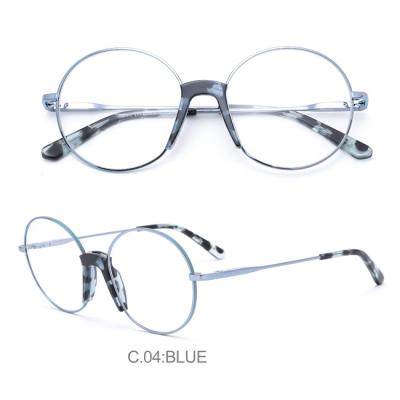 China Full-rim ready to ship round frame acetate optical design eyewear for sale