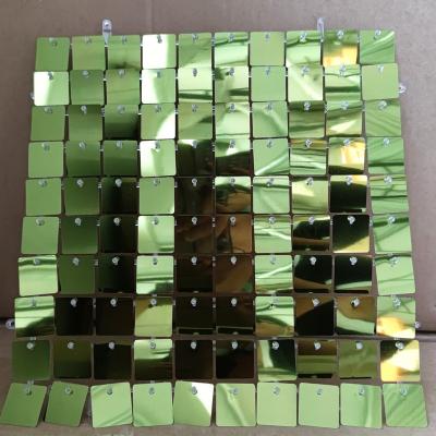 China Wedding Centerpiece Decorative Wind Activate Sequin Wall Panel for sale