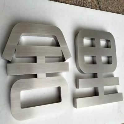 China Long Term Work Store Signage Shop Outdoor Building Stainless Steel Custom Signage for sale